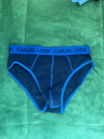 Calzoncillo hombre azul Casual Look - miniatura 1