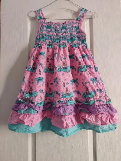 Vestido infantil con diseño talla 8 - miniatura 1