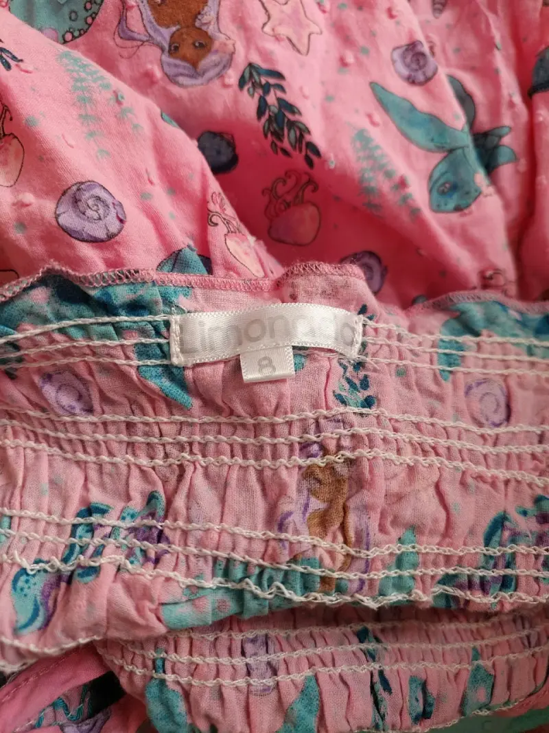 Vestido infantil con diseño talla 8 - 3