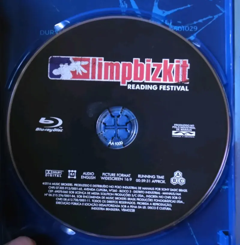 Blu-ray Limp Bizkit Reading Festival Edición Ltda. - 3