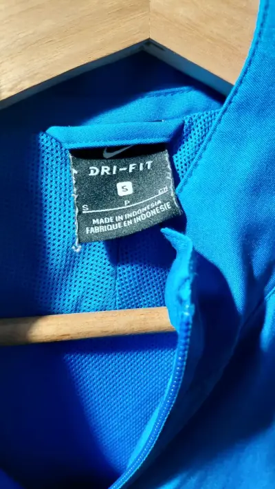Chaqueta deportiva azul Nike Dri-Fit - miniatura 2