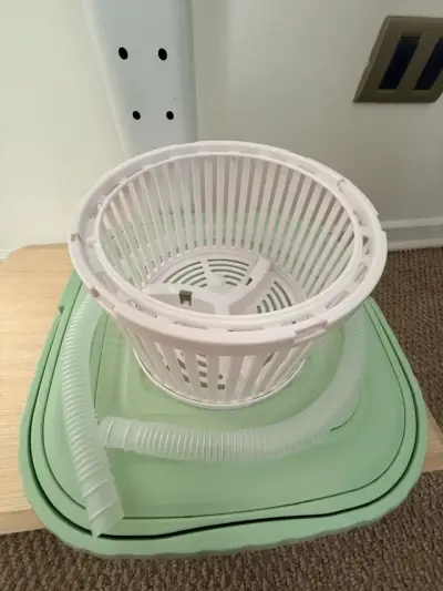 Mini lavadora portátil plegable verde - miniatura 4
