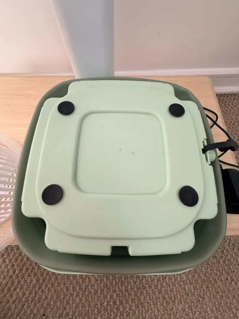 Mini lavadora portátil plegable verde - 5