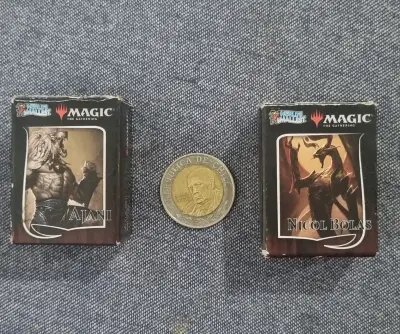 Barajas de cartas Magic The Gathering Ajani y Nicol Bolas - miniatura 1