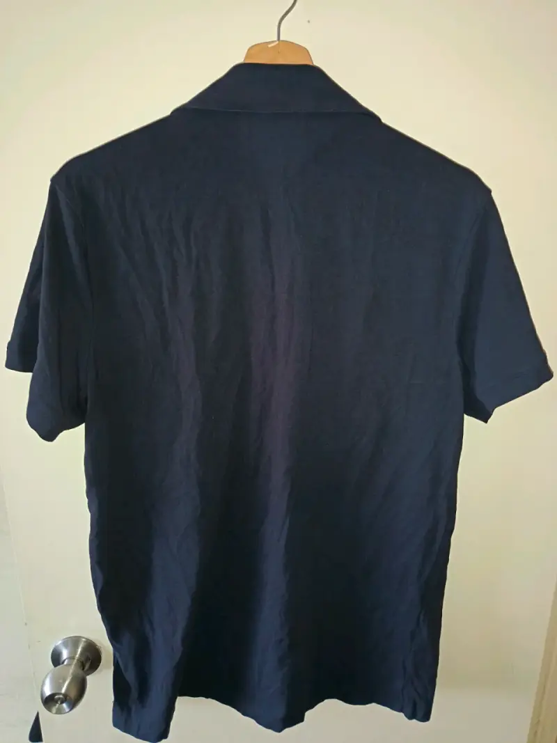 Polera Polo Azul Oscuro H&M Talla M - 2