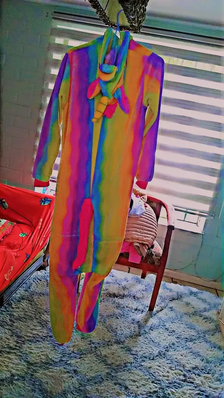 Pijama enterizo unicornio arcoíris para niños - 2