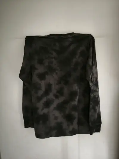 Polera manga larga negra con logo Volcom - miniatura 2
