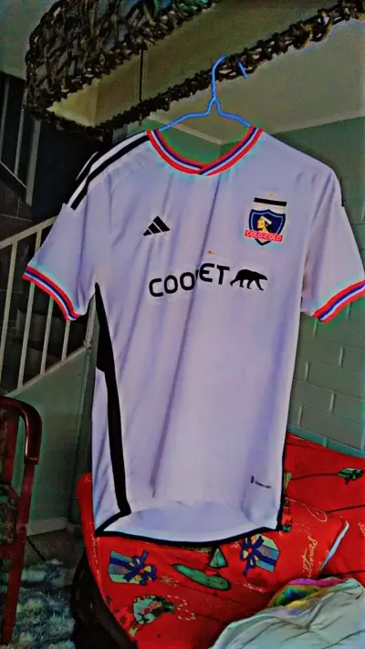 Camiseta de fútbol Colo-Colo blanca - miniatura 1