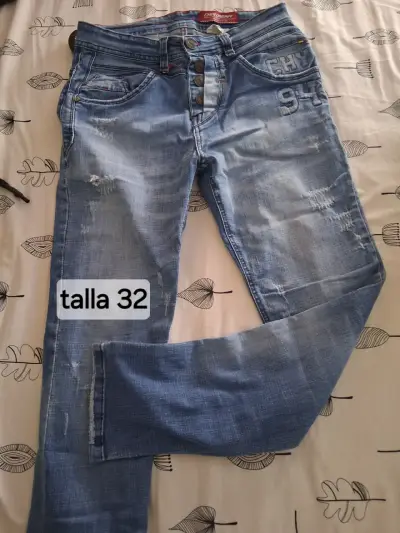 Jeans de Hombre Talla 32 Desgastados - miniatura 1