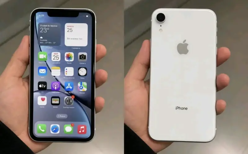iPhone XR blanco en buen estado