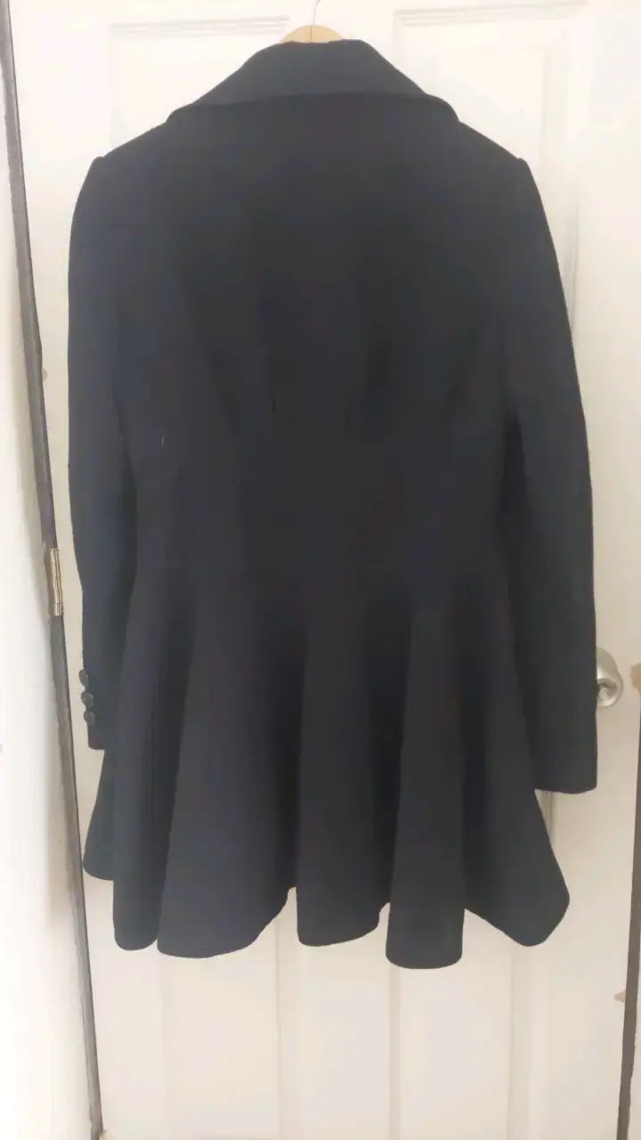 Abrigo negro elegante Alaniz para mujer - 2