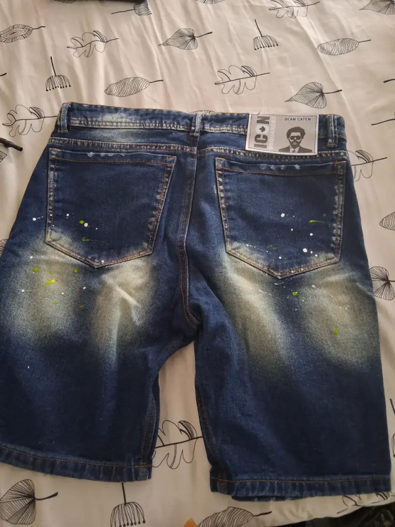 Shorts de mezclilla Dsquared2 desgastados talla 32 - 2