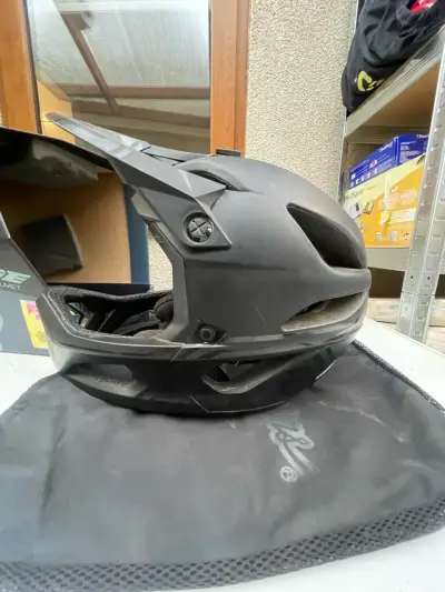 Casco de ciclismo integral Troy Lee Designs negro - miniatura 2