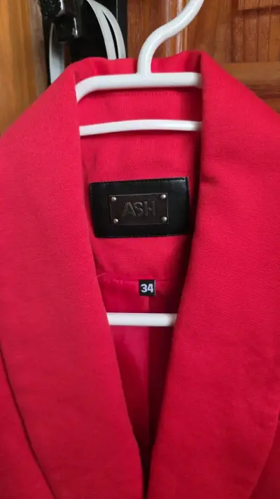Blazer rojo para mujer talla 34 - miniatura 2