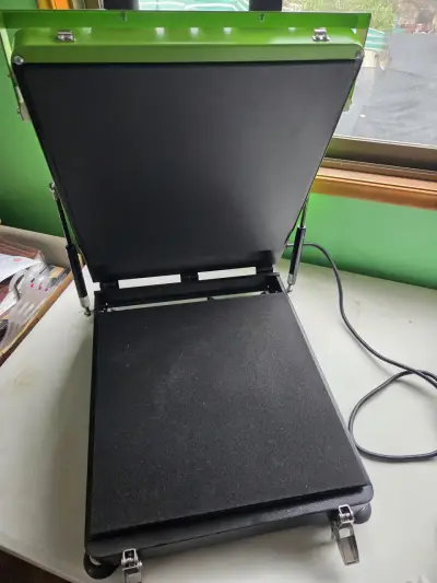 Prensa térmica verde para sublimación 38x38 - miniatura 2
