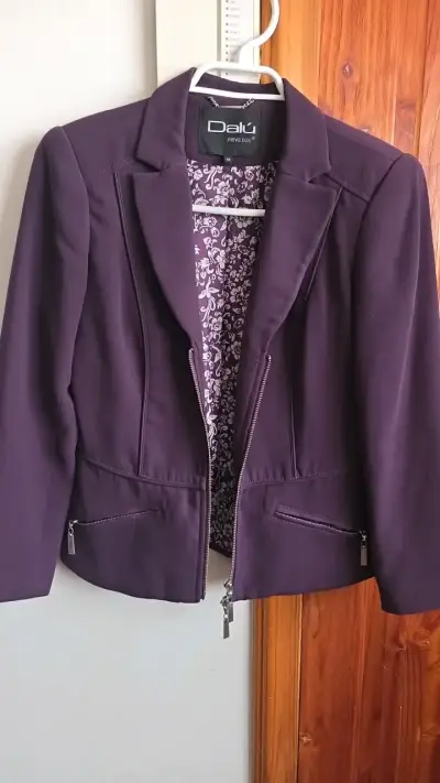 Blazer morado para mujer Dalu Privilege - miniatura 1
