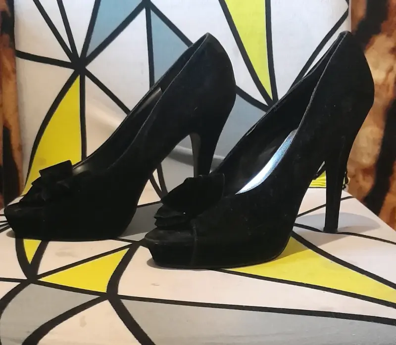 Zapatos de Tacón Alto Negros Elegantes - 2
