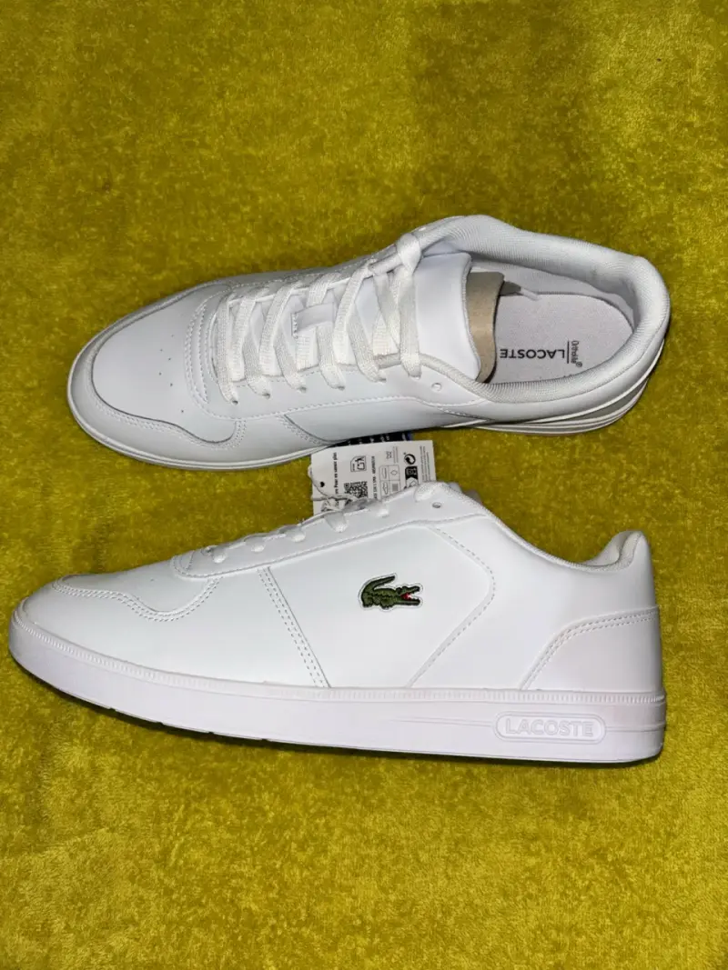 Zapatillas blancas Lacoste T base  para hombre - 3