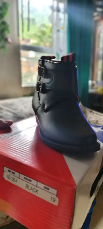 Botines negros de cueca  para niño - miniatura 1