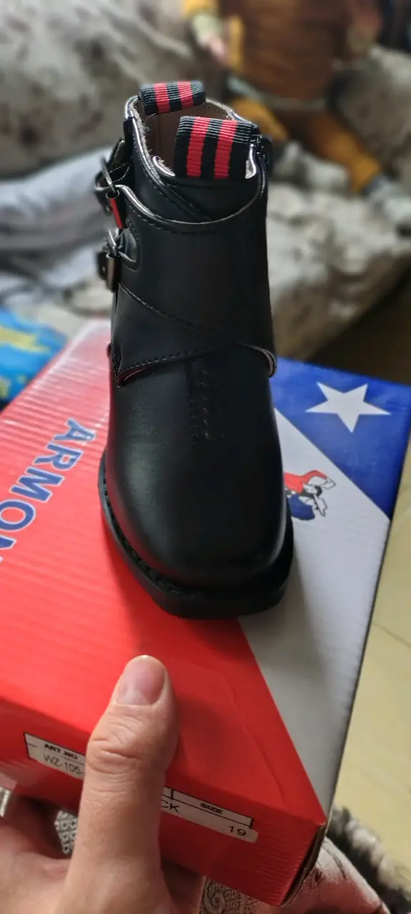 Botines negros de cueca para niño - 3