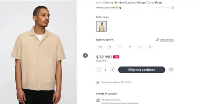 Camisa GAP XXL - miniatura 2