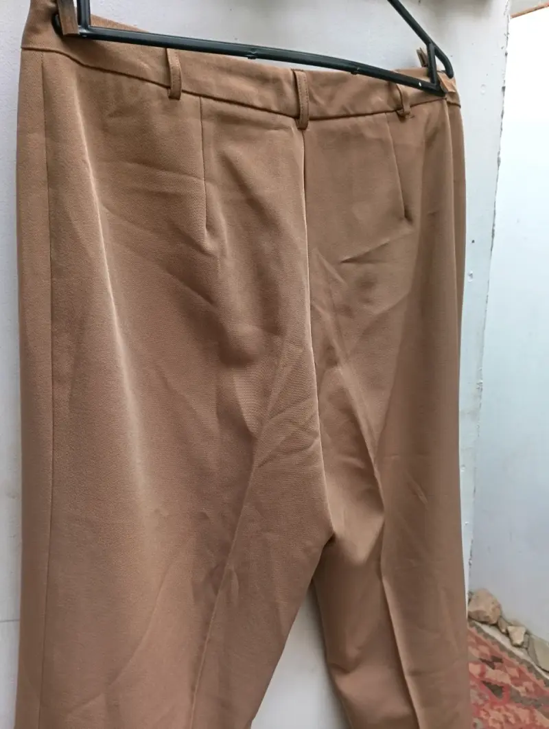 Pantalones de vestir beige Stefano Cocci talla 48 - 3