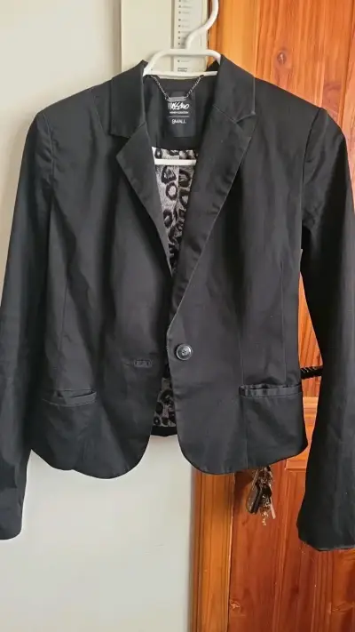 Blazer negro mujer Mazzano talla S - miniatura 1