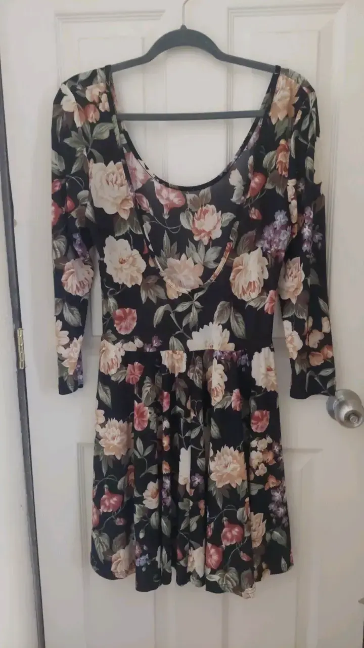 Vestido floral Fashionfair manga larga - 2