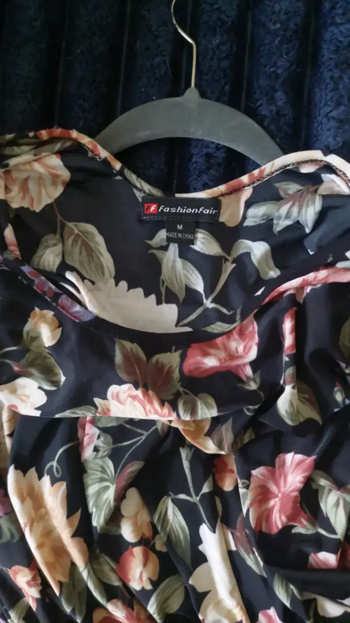 Vestido floral Fashionfair manga larga - 3