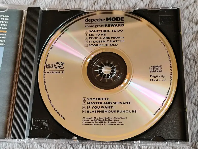 Depeche Mode - Some Great Reward (First Press UK) - 3
