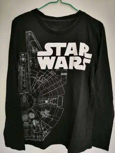 Polera Star Wars negra manga larga - miniatura 1