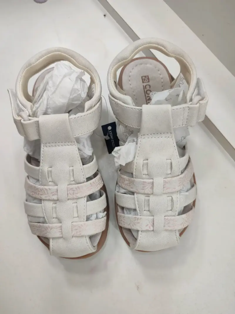 Sandalias blancas para niña Coniglio - 2