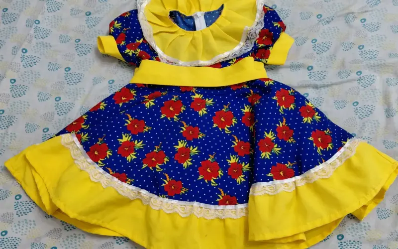 Vestido de niña folclórico colorido - 4