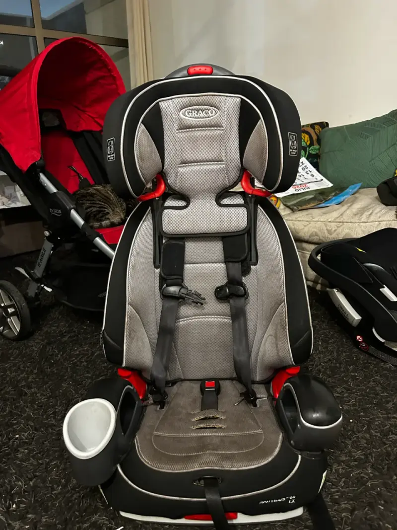 Silla de auto Graco Nautilus LX gris y negra - 5