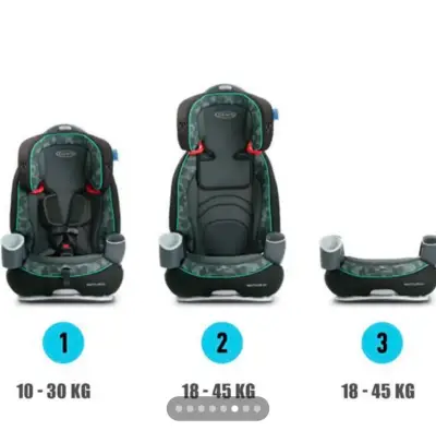 Silla de auto Graco Nautilus LX gris y negra - miniatura 6