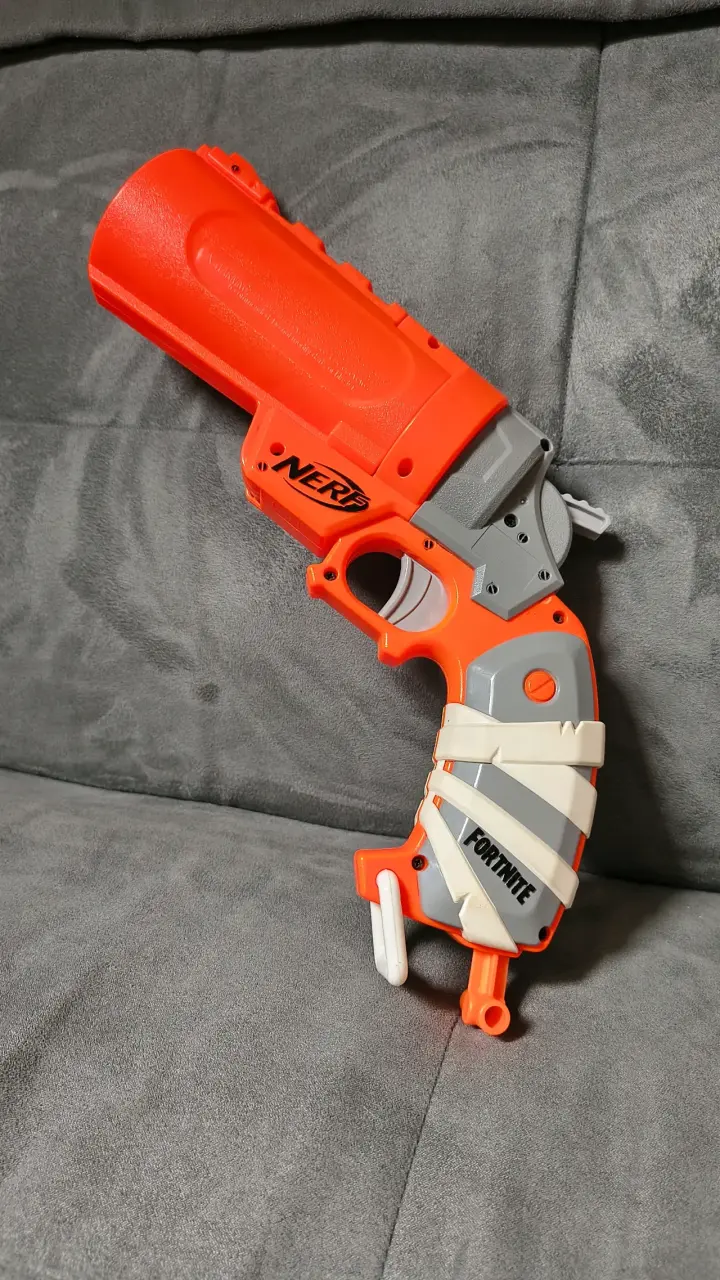 Lanzador Nerf Fortnite Super Flare Naranja - 1