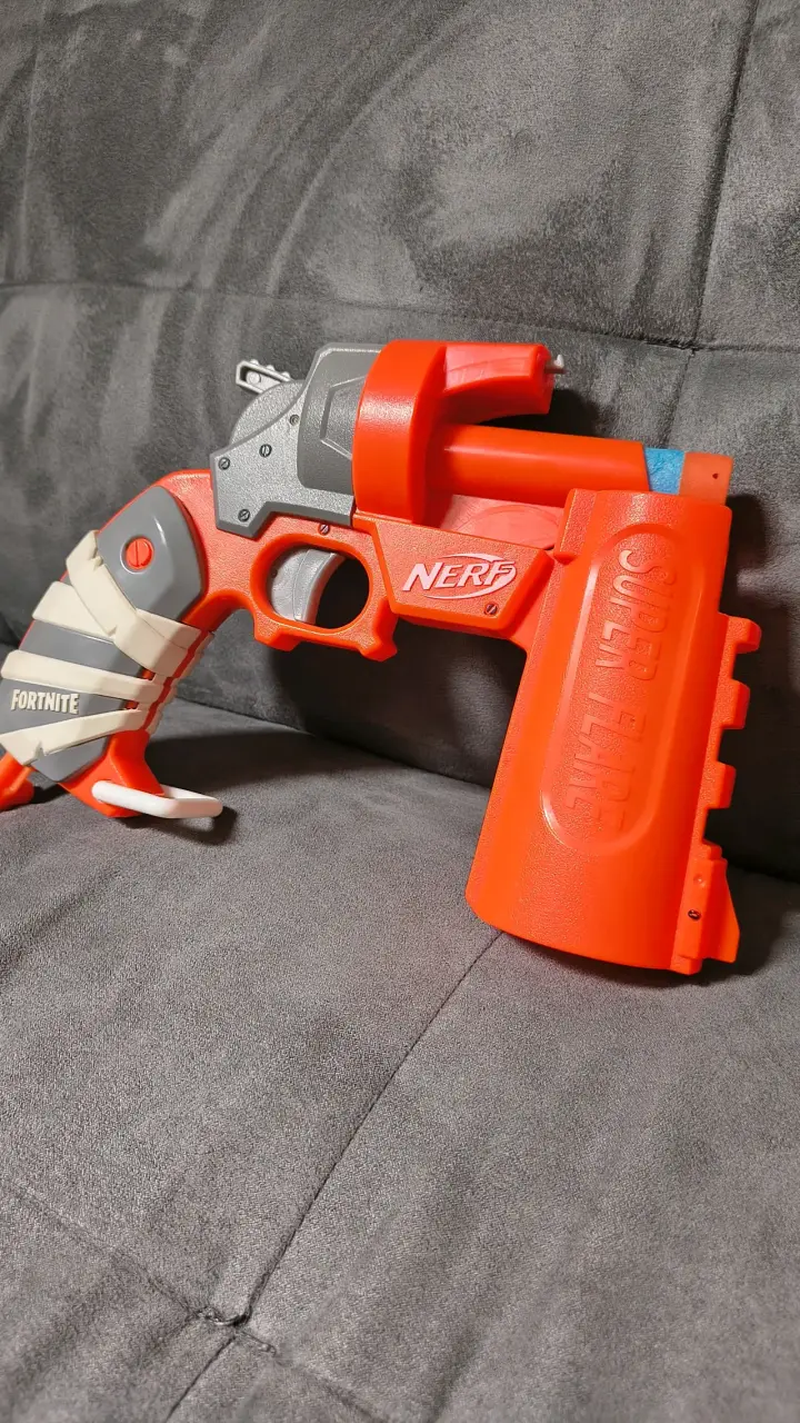 Lanzador Nerf Fortnite Super Flare Naranja - 3