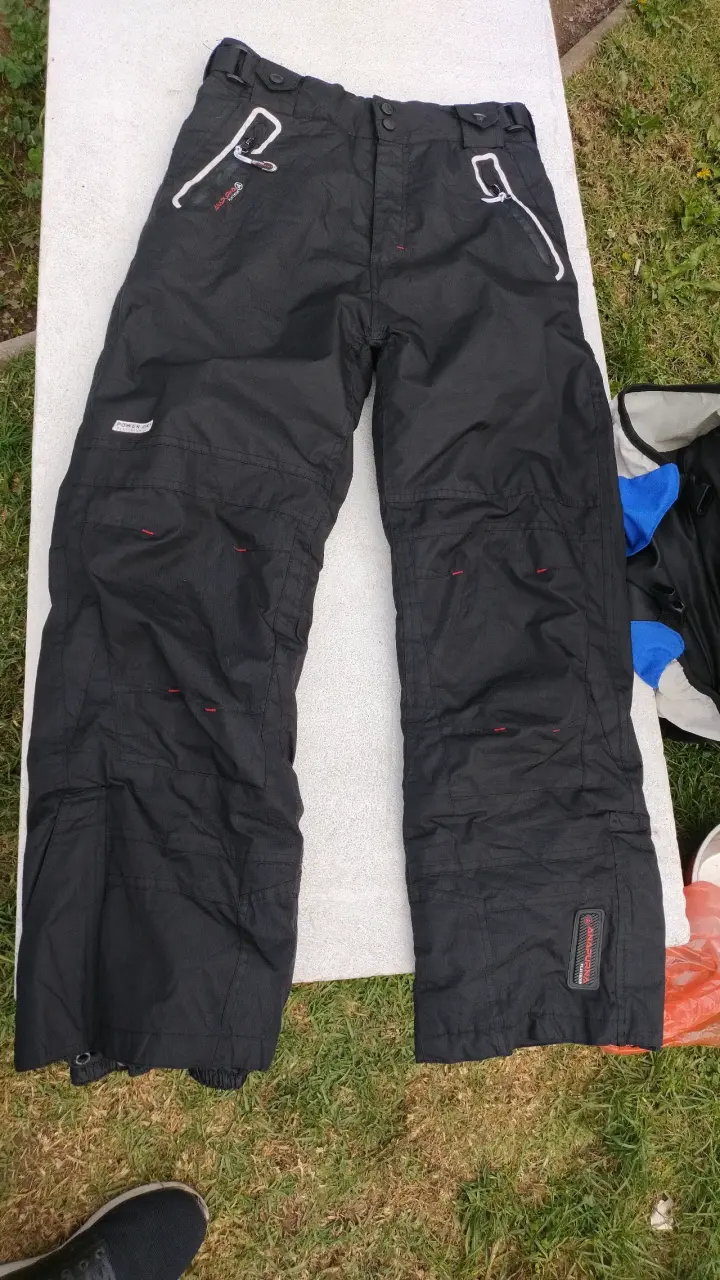 Pantalones de esquí negros para hombre