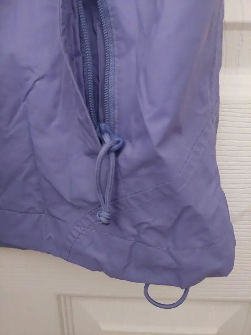 Chaqueta impermeable Columbia azul con capucha - 5