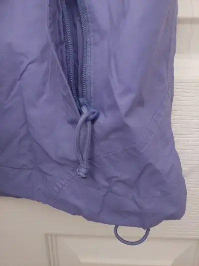 Chaqueta impermeable Columbia azul con capucha - miniatura 5