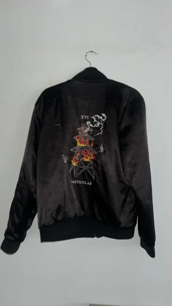 Chaqueta bomber negra - Club Particular - 2