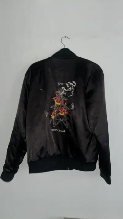 Chaqueta bomber negra - Club Particular - miniatura 2
