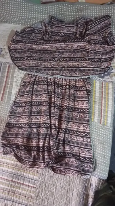 Vestido estampado tribal para mujer - miniatura 1