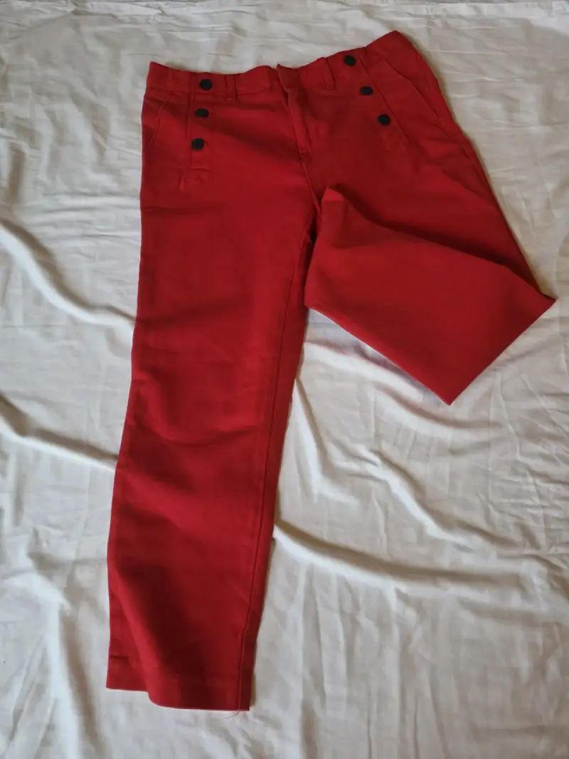 Pantalon rojo Tommy Hilfiger para mujer - 1