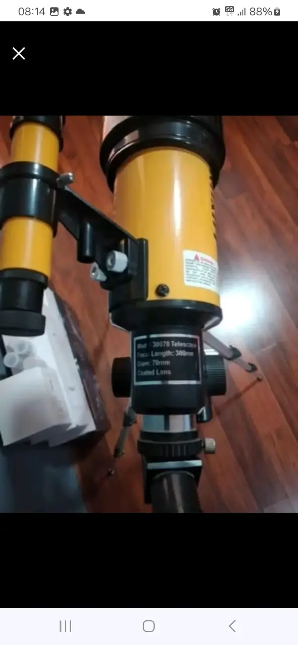 Telescopio astronómico AZM70300 - 6