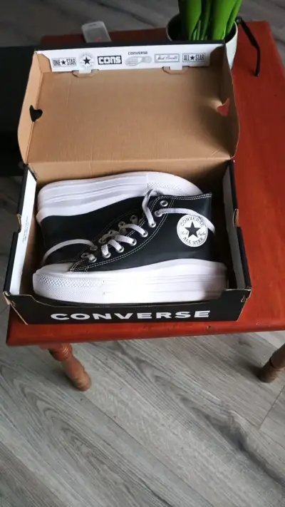 Zapatillas Converse All Star Chuck Taylor cuero ne - miniatura 1