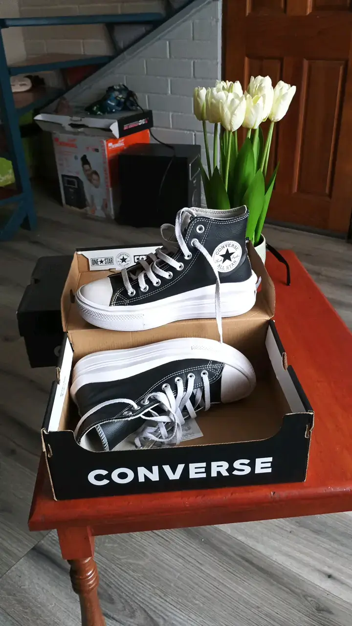 Zapatillas Converse All Star Chuck Taylor cuero ne - 2