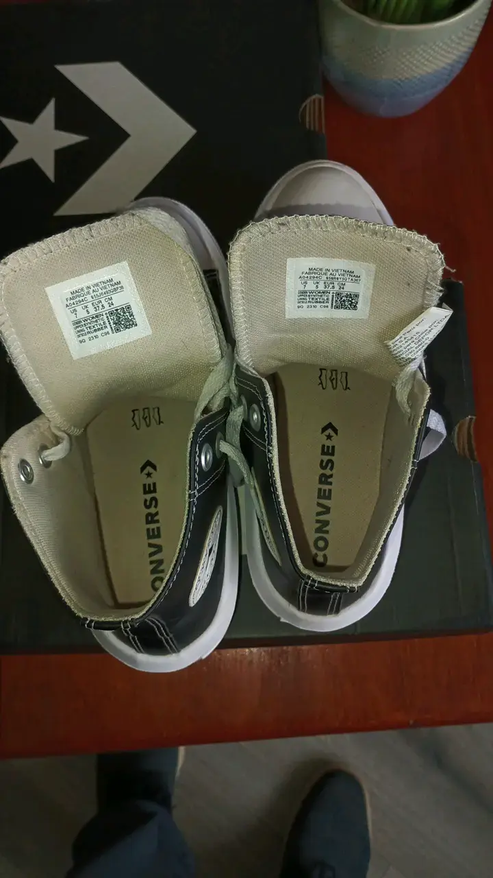 Zapatillas Converse All Star Chuck Taylor cuero ne - 3
