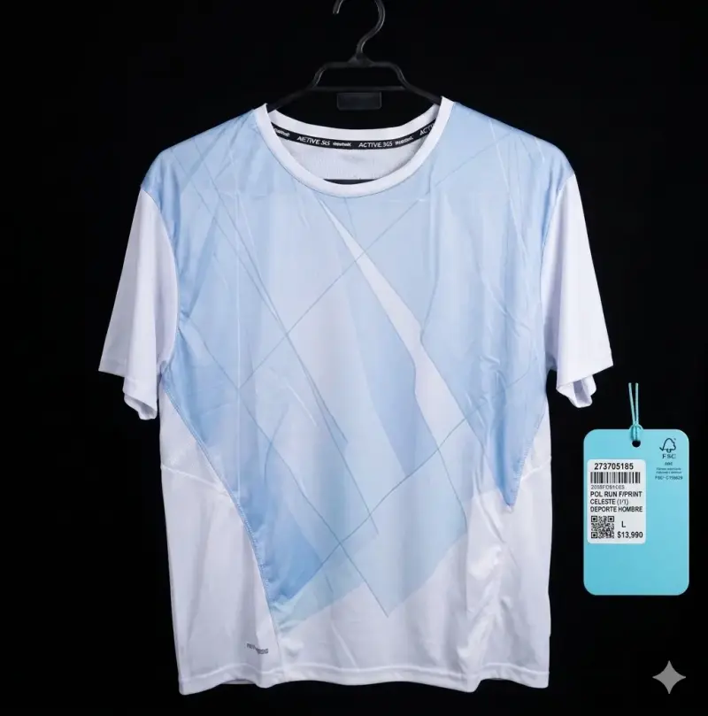 Polera deportiva roja para hombre NW - 3