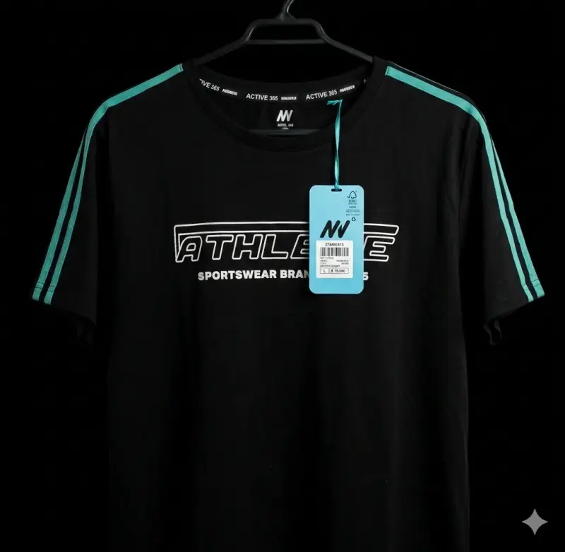 Polera deportiva roja para hombre NW - 4